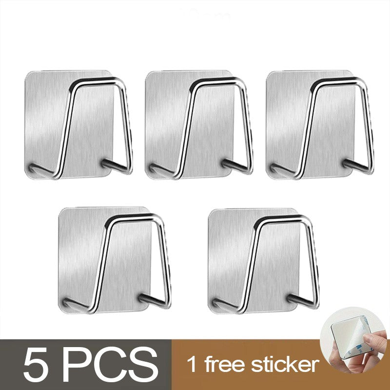 Kitchen Sponges Holder Stainless Steel Sink Shelf Adhesive Holders Drain Drying Rack Wall Hooks Accessories Storage Organizer