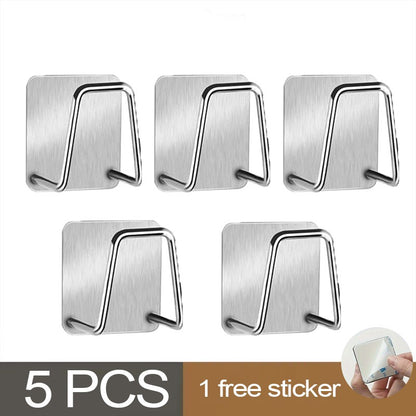 Kitchen Sponges Holder Stainless Steel Sink Shelf Adhesive Holders Drain Drying Rack Wall Hooks Accessories Storage Organizer