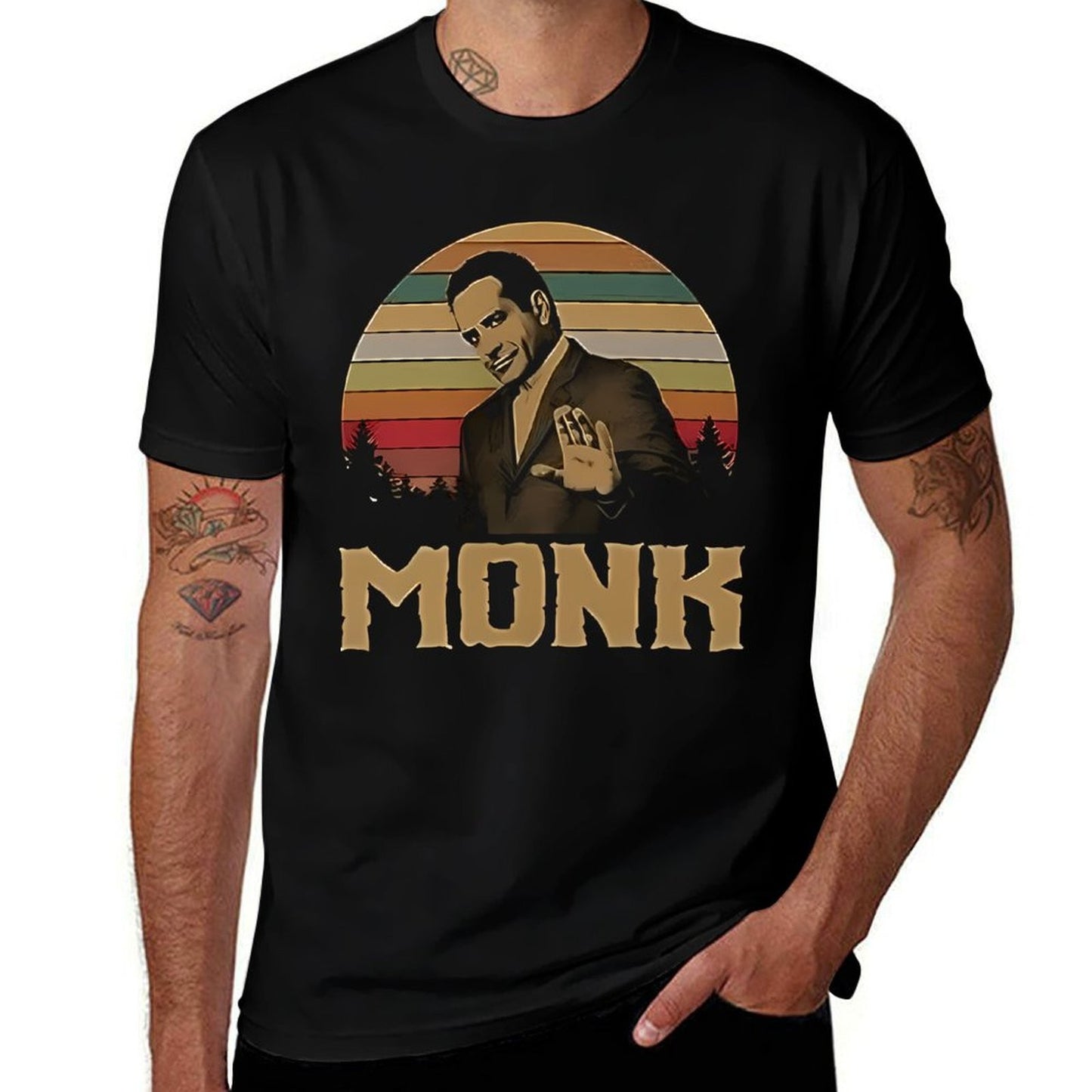 Adrian Monk Adrian Monk Adrian Monk T-Shirt t shirt man cotton t shirts for man pack white t shirt man plain T-Shirt