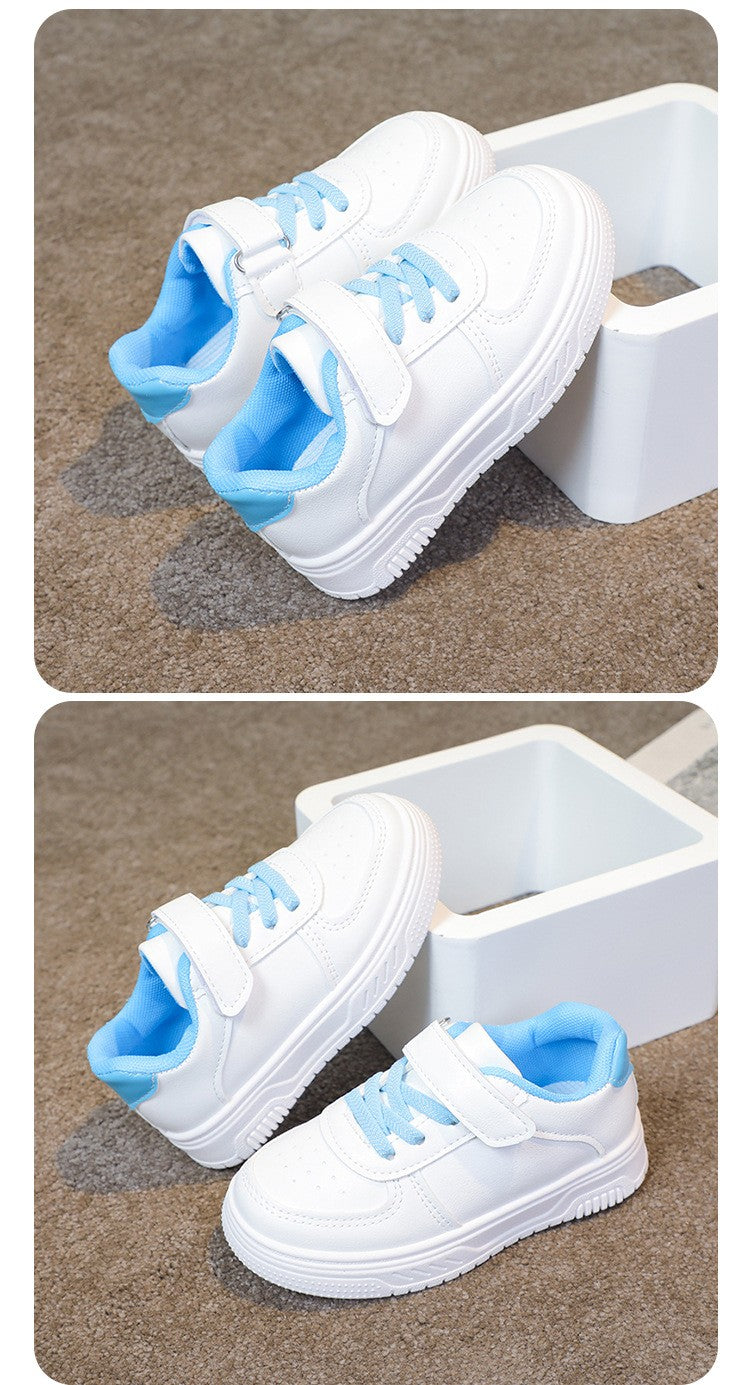 2025 Girl shoe spring Autumn Boy White Shoe Casual Running kid Shoe Anti Slip Soft Sole Sneaker kid tenis Hot selling item