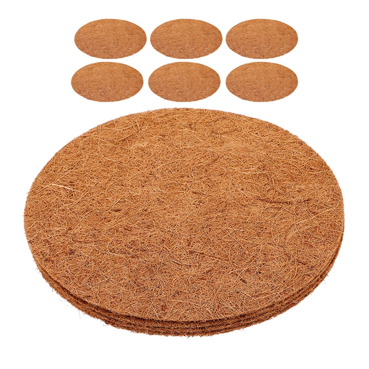 10 unidades de almofada de ninho de pombo de fibra de coco 10 cm, tapete de nidificação de pássaros natural, reutilizável, durável, leve, suprimentos para animais de estimação para gaiola de reprodução