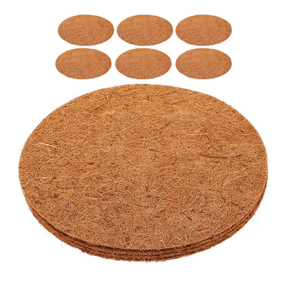 10 unidades de almofada de ninho de pombo de fibra de coco 10 cm, tapete de nidificação de pássaros natural, reutilizável, durável, leve, suprimentos para animais de estimação para gaiola de reprodução