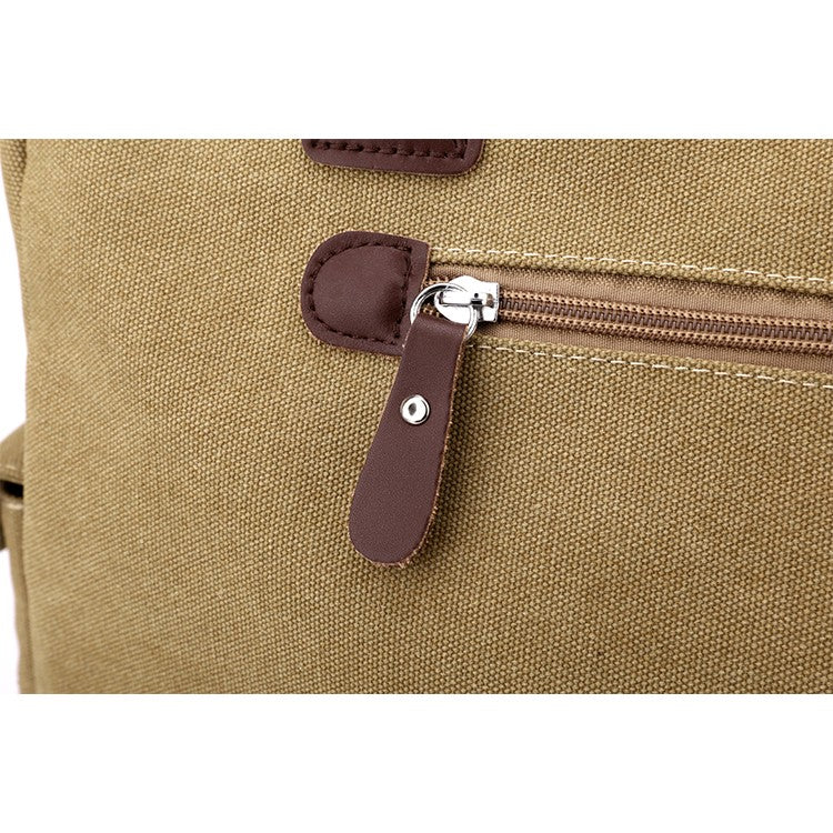 Canvas retro crossbody bag, handbag commuting bag, shoulder bag, work bag, large capacity handbag