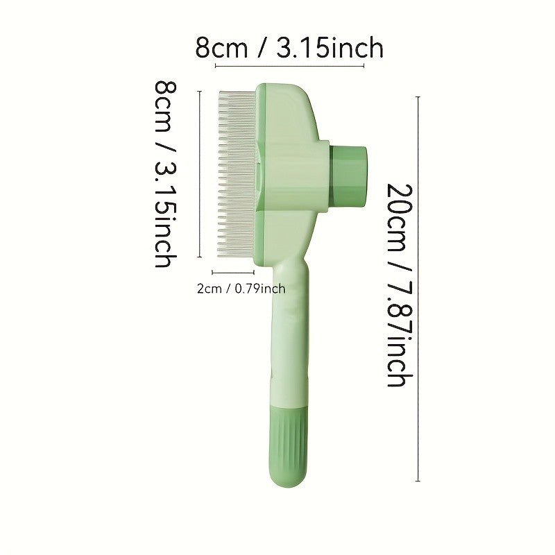 1pc Self-Cleaning Pet Comb, No Power Needed,  Gentle Bathing Tool, Easy-to-Use Pet Grooming Essential by Petsafe