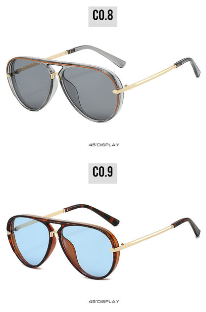 2025 Aviation Sunglasses Women Brand Designer Pilot Sun Glasses Uv400 Simple Fashion Suitable Shades