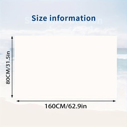 Extra Large Quick-Dry Bat Beach Towel - Sandproof & Stylish, Ideal for Travel, Yoga, Pool,