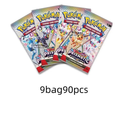 360 Cartas Pokémon Evoluções Prismáticas Escarlate Violeta 151 Tempestade Prateada Destinos de Paldea Cartas de Troca de Batalha de Booster em Inglês