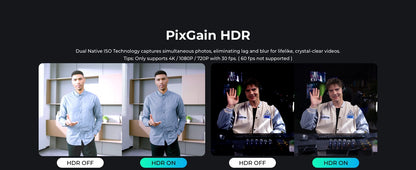 OBSBOT Tiny 2 Webcam 4K Voice Control PTZ, AI Tracking Multi-Mode & Auto Focus, Web Camera with 1/1.5" Sensor, Gesture Control,