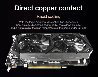 Mllse RTX 2070 8GB Placa de Vídeo Placa Gráfica GDDR6 256Bit PCIE PCI-E3.0 16X 1470MHz 2304 unidades DP*3 rtx 2070 8G Gaming