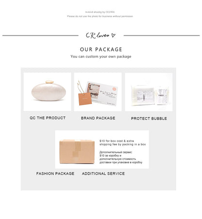 Women's Fashion Evening Clutches Luxury Plain Acrylic Long Chain Cross body Handbag Oval Shaped Fits Phone Wedding Banquet Party