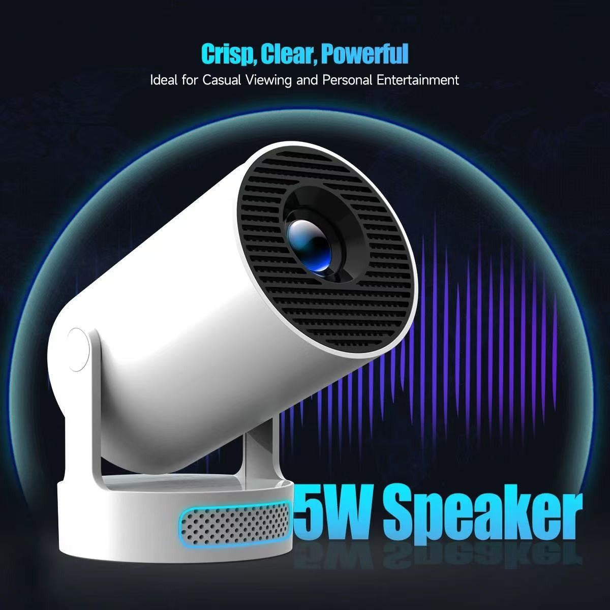 Projector 8K Wifi6 Projector 290ANSI Android 11 Dual WIFI Allwinner H713 BT5.0 1280*720P Home Cinema Outdoor portable HY300 Pro