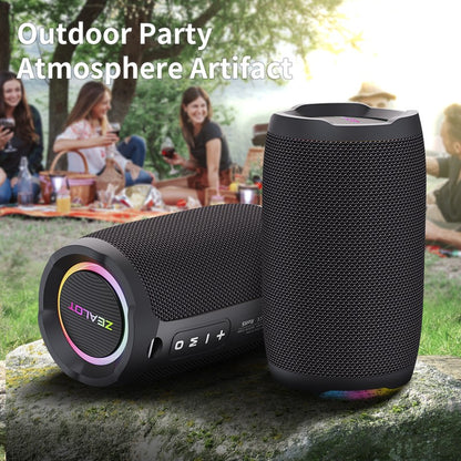 ZEALOT-S49 Alto-falante bluetooth portátil Som estéreo 360° 20W à prova d'água IPX6 bluetooth 5.0 Excelente desempenho de graves