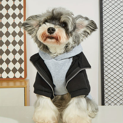 Roupas de Inverno para Cães Moletom Quentinho para Pets Casaco de Cachorro Confortável e Moderno para Cães Pequenos e Médios