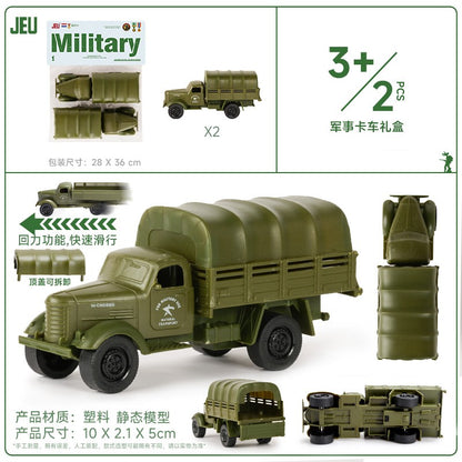 ViiKONDO Bonecos Soldados Exército Brinquedos Modelo Veículo Militar Acessórios Jogo de Guerra Tanque Radar Lançador de Mísseis Artilharia Caça Quartel Ponte
