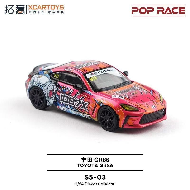 POP RACE 1/64 Porsche RWB Skyline GTR PANDEM DATSUN Mazda RX7 Toyota Coleção de Carros Miniatura de Liga Fundida em Vitrine