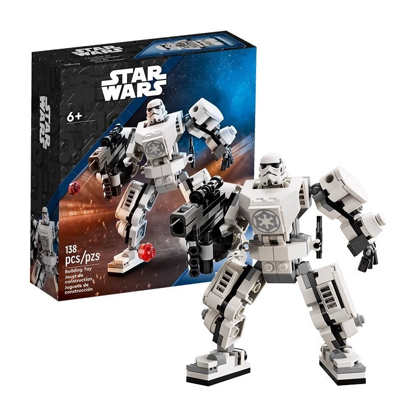 Hasbro Star Wars 75368 Darth Vader Mech Mannequin Building Kit with Openable Mech Collectible Toys