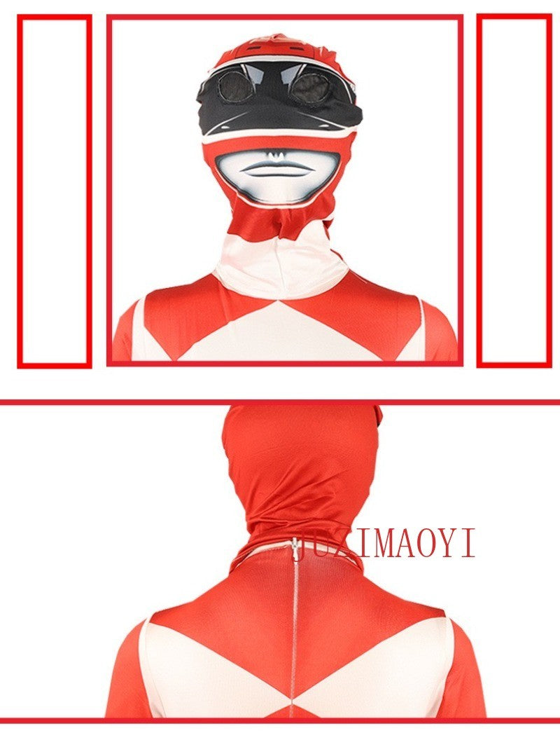 Adult Samurai Sentai Shinkenger Rangers Costume Adult  Superhero Cosplay Halloween Birthday Party Jumpsuit Zentai Suit