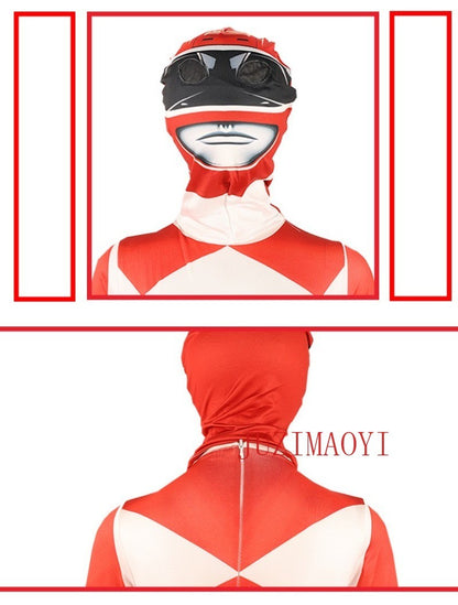 Adult Samurai Sentai Shinkenger Rangers Costume Adult  Superhero Cosplay Halloween Birthday Party Jumpsuit Zentai Suit