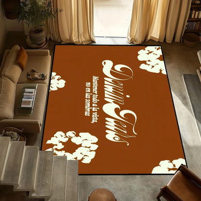 MINISO small T-Tears carpet Anti-Slip Kitchen Bedroom fashion D-Denim Handmade Tufted Rug Luxury Living Room Entrance Decoration