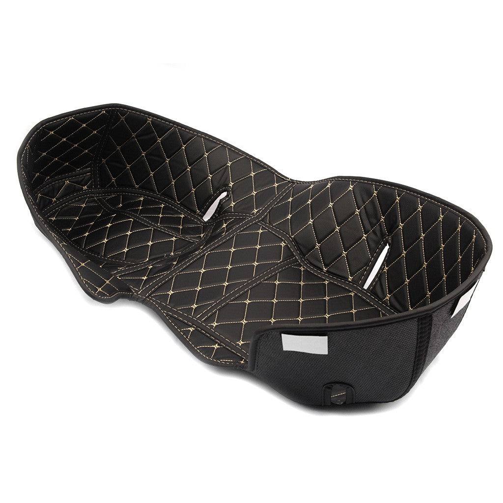 Forro de almofada de assento de motocicleta para Honda Forza350 ADV350 Forro de almofada de armazenamento de PU à prova d'água para balde de assento