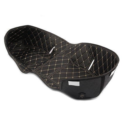 Forro de almofada de assento de motocicleta para Honda Forza350 ADV350 Forro de almofada de armazenamento de PU à prova d'água para balde de assento