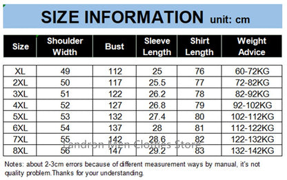 Denim Shirts Men Cotton Short Sleeve Summer Casual Jeans PLus Size 5XL 6XL 7XL Big Thin Boys Loose Blouse 8XL Man Male Camisa