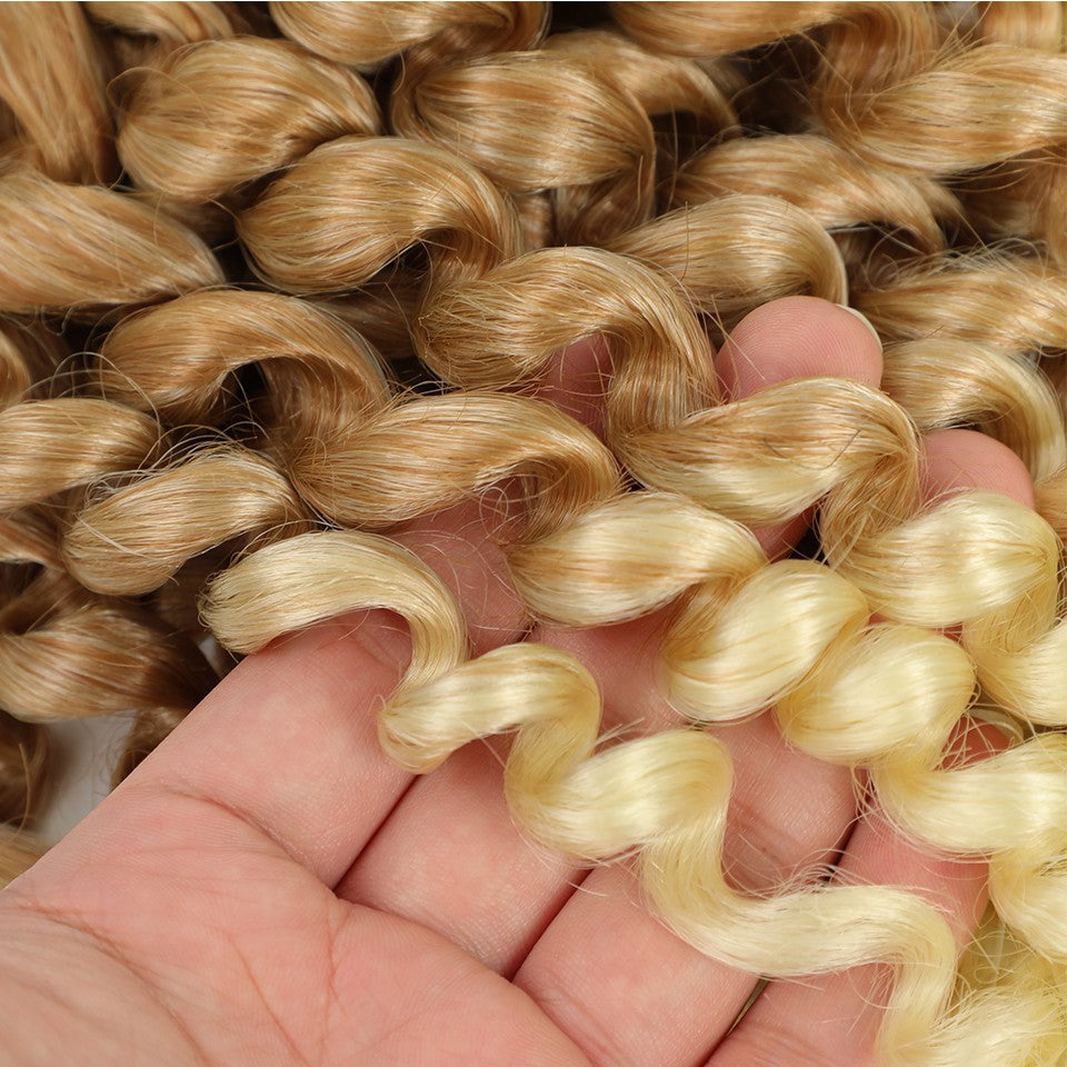 1-4 Pacotes 2X Ringlet Wand Curl Jamaican Bounce 8 polegadas Sintético Wand Curl Twist Braids Hair Crochet Cabelo Cacheado Extensões 20 Raízes