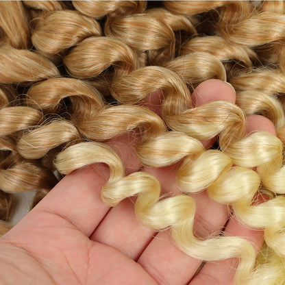 1-4 Pacotes 2X Ringlet Wand Curl Jamaican Bounce 8 polegadas Sintético Wand Curl Twist Braids Hair Crochet Cabelo Cacheado Extensões 20 Raízes
