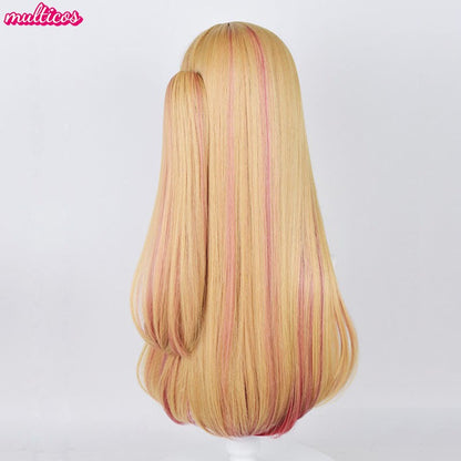 Peruca de Cosplay Oshi no Ko Hoshino Ai Hoshino Ruby Hoshino Akuamarin Arima Kana Peruca de Cosplay Cabelo Resistente ao Calor Perucas de Anime + Touca de Peruca
