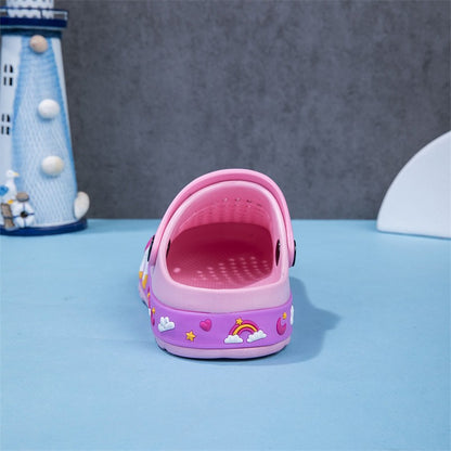 New Kids Clogs Baby Girls Slippers Summer Beach Water Shoes Indoor Outdoor EVA Casual Slipper Cute Little Girls Shoes Sandals