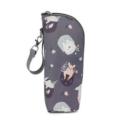 Baby Milk Bottle Insulation Bag Printed Travel Carry Case Portable Feeding Bottle Thermal Handbag Strollers Hanging Bag