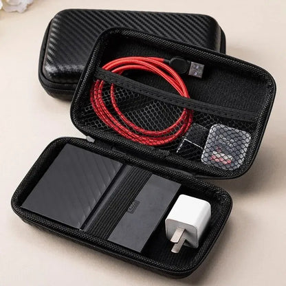 Earphone Data Storage Bag Oval Square Rectangle Cable Organizer Bags Mini Zipper Pouch Tech Gadgets Portable Charger U Disk Case