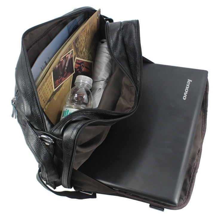 Bolsa de Viagem Masculina de Couro Genuíno Legítimo de Grão Integral Multifuncional, Bolsa de Viagem de Couro, Bolsa de Viagem Grande, Bolsa de Fim de Semana