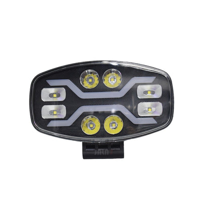 JALVN7 LED Luz de Condução para Caminhão Off Road Scania Man LED Farol de Trabalho DRL Amarelo Branco 100W 22000LM