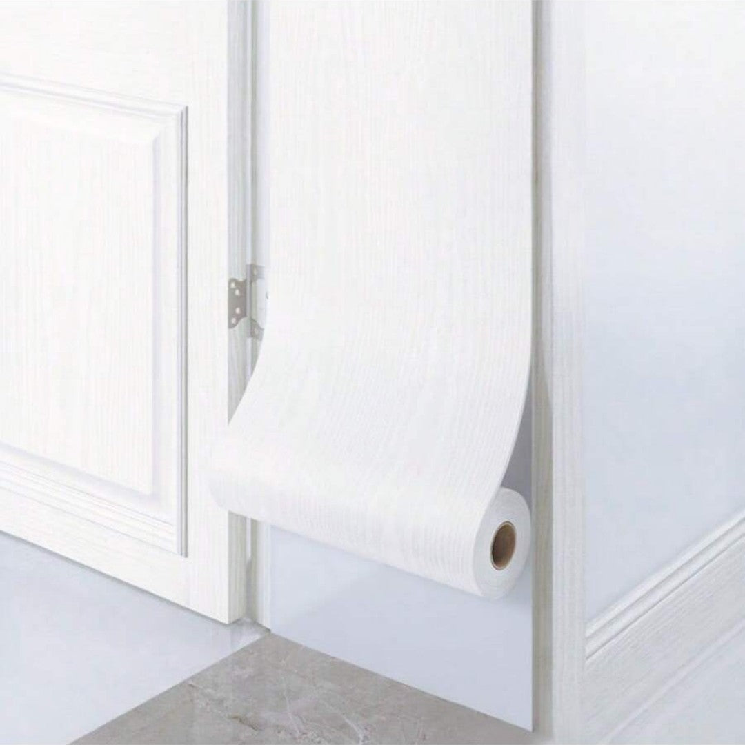 1PC 5mx10cm/20cm Imitation Wood Grain Door Frame Decoration Sticker,Bedroom and Living Room Wall Stickers,Floor Decoration Lines