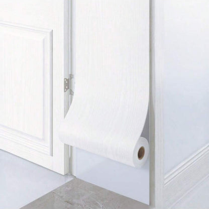 1PC 5mx10cm/20cm Imitation Wood Grain Door Frame Decoration Sticker,Bedroom and Living Room Wall Stickers,Floor Decoration Lines