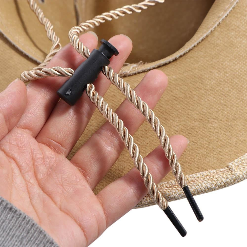 Elegant Linen Western Cowboy Hat Wide Brim Beach Cap Summer Sun Hat Sun Protection Cap Climbing Hat Beach Sunscreen Cap Men/Male