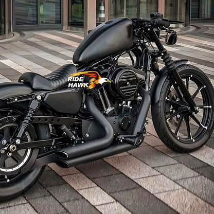 Assento de Motorista de Moto Assento Traseiro de Passageiro Pillion Preto Conjunto de Assento Sporster para Harley Sportster Iron 883 XL883N 2016-2022