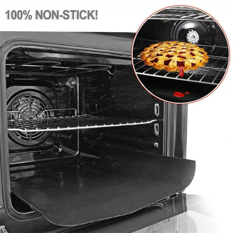 Non stick BBQ Grill Mat 40*33cm Party Mat Black Barbecue Plate Cooking Grilling Sheet Heat Resistance Easily Clean Kitchen Tools