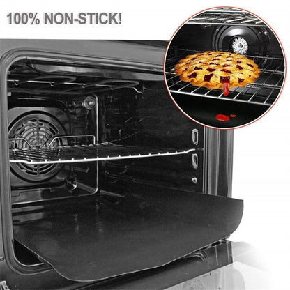 Non stick BBQ Grill Mat 40*33cm Party Mat Black Barbecue Plate Cooking Grilling Sheet Heat Resistance Easily Clean Kitchen Tools