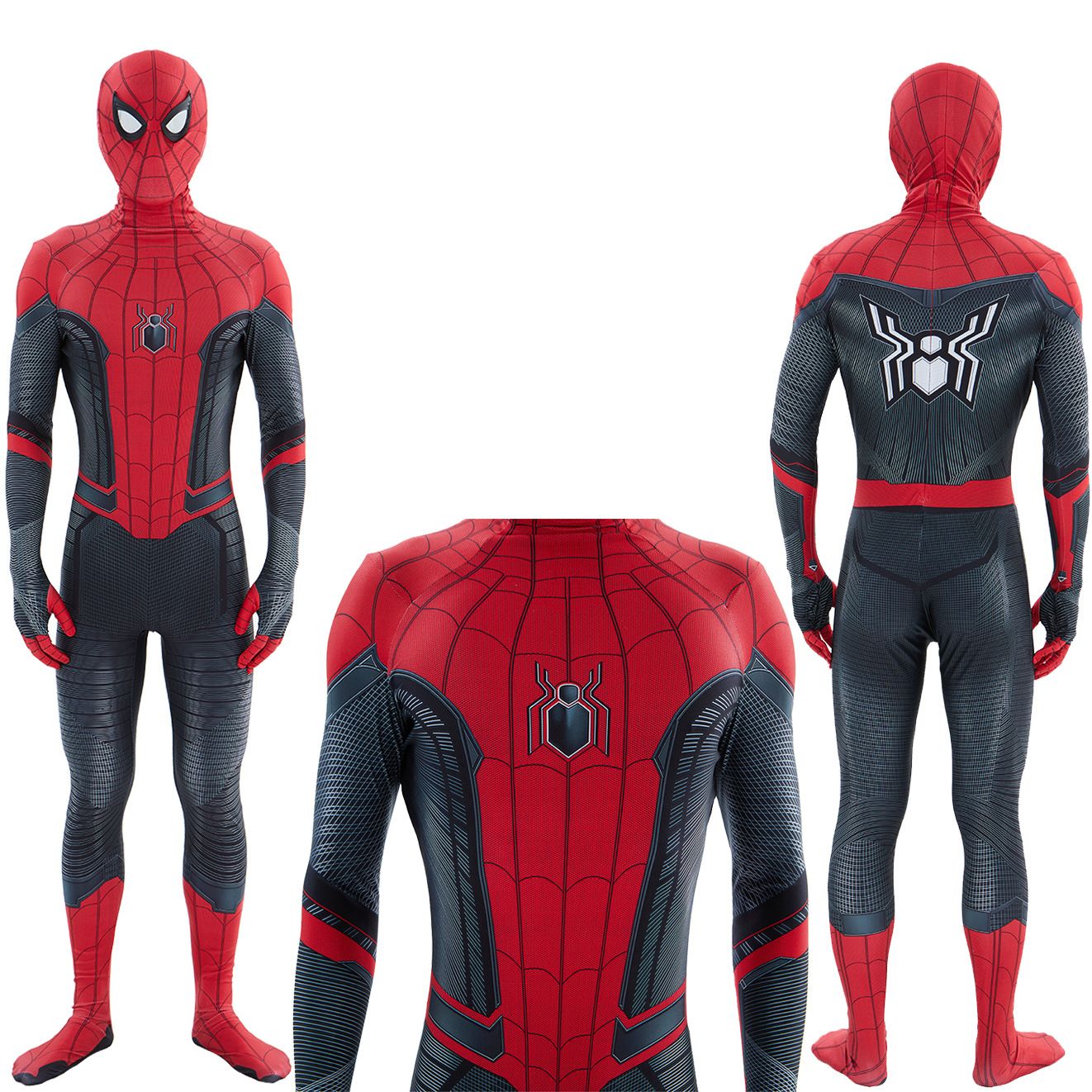 Spiderman Costume Adult Superhero Costume for Men Halloween Costume Cosplay Carnival Performance Party Disguise