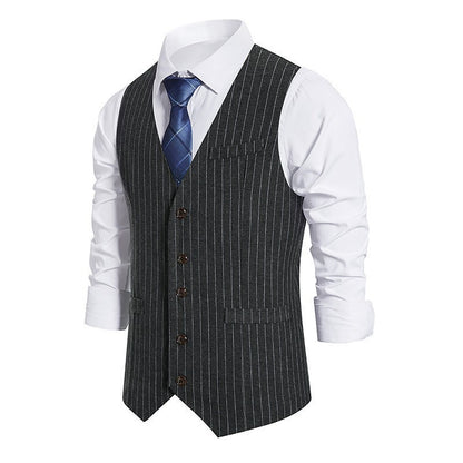 Mens 1920s Costume Mafia Gangster Carnival Costume Peaky Blinders, 20 Piece Accessory Set with Vest and Suspenders Pocket Watch