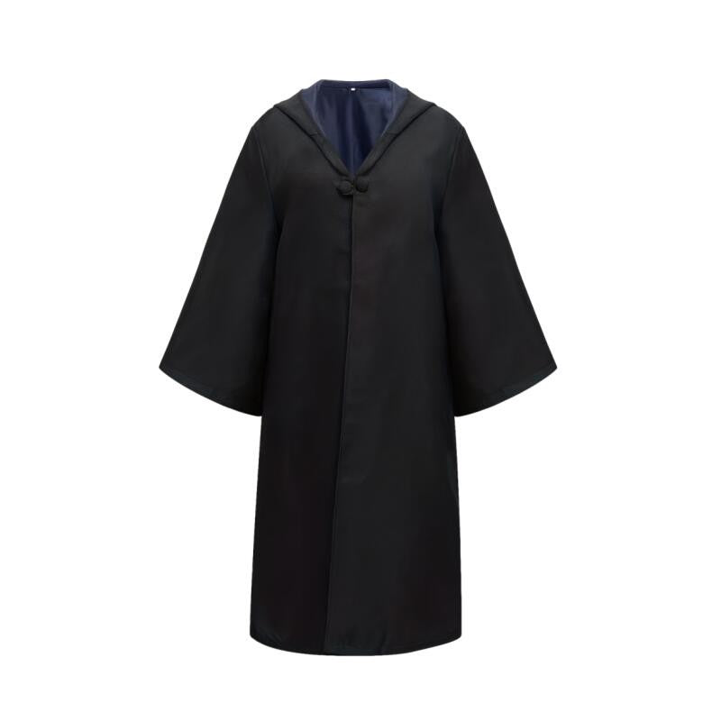 Hooded Wizard Robe Cloak Unisex Halloween Cosplay Costume Long Cape with Multi-Color Lining for Adults Carnival Party Outfits