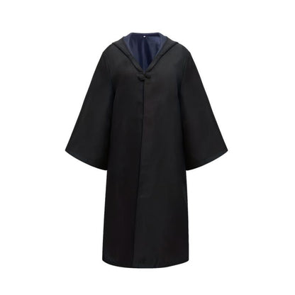 Hooded Wizard Robe Cloak Unisex Halloween Cosplay Costume Long Cape with Multi-Color Lining for Adults Carnival Party Outfits