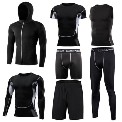 Men's Running Compression Tshirts Quick Dry Soccer Jersey Fitness Tight Sportswear Gym Sport Short Sleeve Shirt Breathable