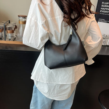 LEFTSIDE Small PU Leather Crossbody Bags for Women 2025 New Trend Retro Underarm Shoulder Bag Ladies Retro Handbags and Purses