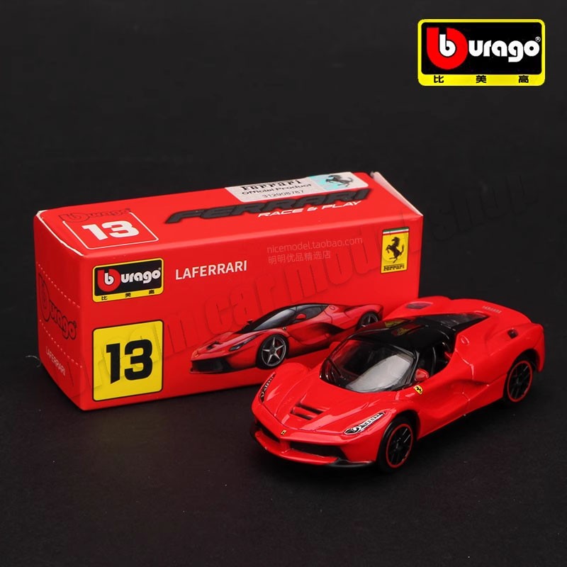1:64 Bburago Ferrari SP3 812 SF90 F12Tdf F40 488GTB Coleção Modelo de Carro Miniatura Carros Die-Cast Modelos de Carro de Brinquedo Presentes Atacado