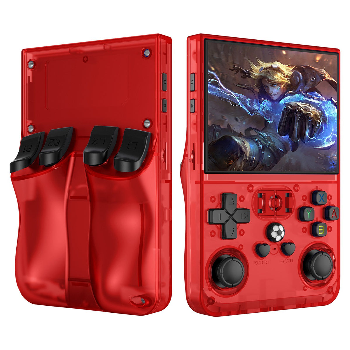 Open Source R36PRO 30000+Games Retro Handheld Video Game Console 3.5 Inch IPS Screen RK3326 Chip Portable Pocket Video Player