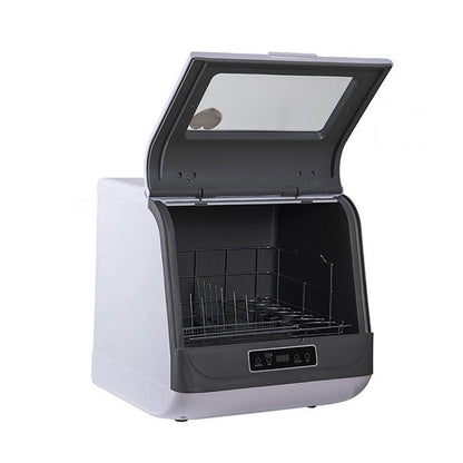 8L Portable Countertop Mini Dishwasher ,4 Washing Programs, Air-Dry Function and LED Light for Small Apartments, Dorms and RVs