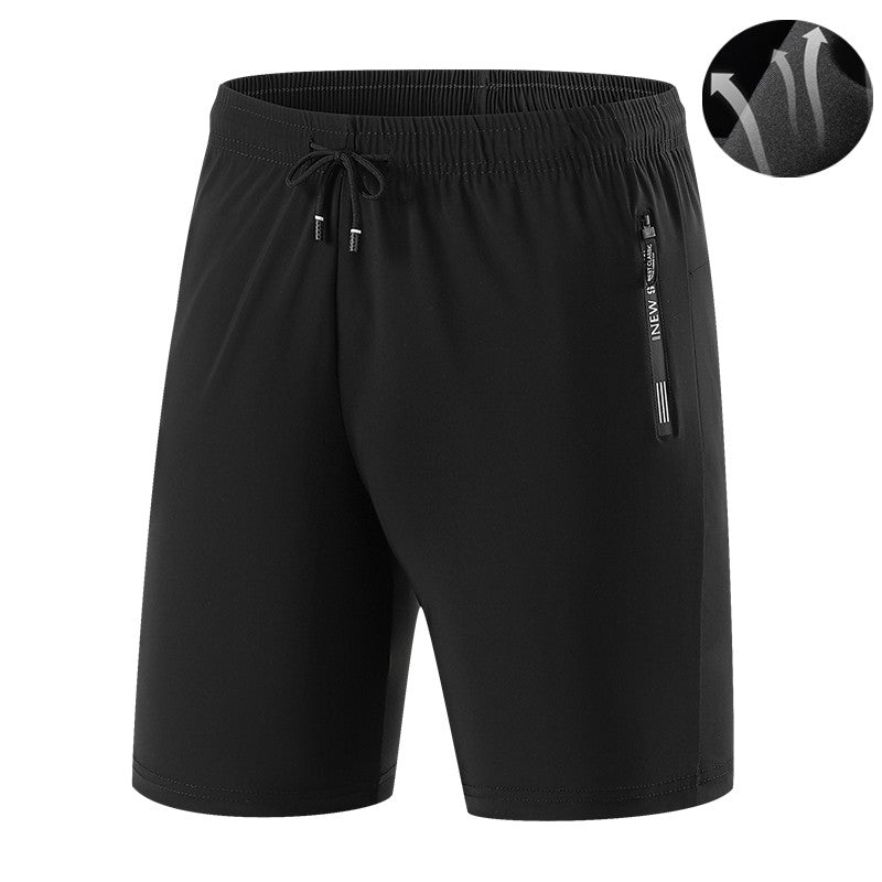 Breathable Running Jogging Men's Shorts Quick Dry Fashion Board Shorts Male Summer Elastic Casual Shorts Men Solid Color M-4XL